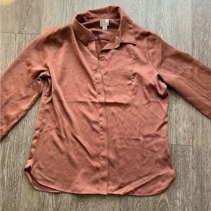 Rust Button-Up Shirt